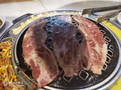 烤盘内的芝士玉米-韩宫宴烤肉·料理(苏州中心店)