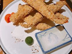 炸芝麻多春鱼-水之惠鲜鱼料理(王府大街店)