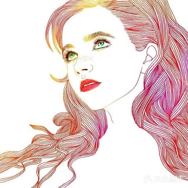 你见过有人用针管画的头发丝吗❗