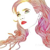 你见过有人用针管画的头发丝吗❗