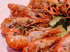 葱油爆河虾-王庄阿咪海鲜大排档(象园店)