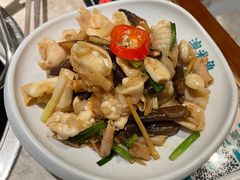 葱姜炒鱼杂-淘米捞·米汤脆鲩鱼火锅(福田皇岗店)