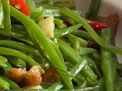 砂锅扁豆丝-渔民船说·北塘海鲜·天津菜·海肠捞饭(北塘古镇店)