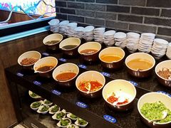 自助调料区-云中鱼蒸汽石锅鱼(浦东食品城店)