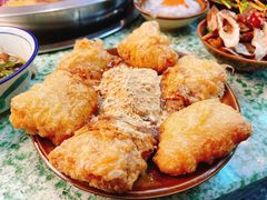 手工蛋煎糍粑-鸿姐老火锅(静安店)
