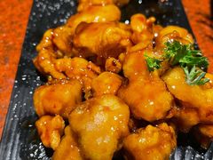 雪花糖醋里脊-绿茶餐厅(华联万柳店)