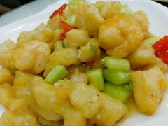 鲜虾爆鱼丁-同发号饭庄(复兴路店)
