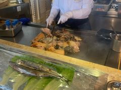 铁板三文鱼-荣誉国际酒店-云顶旋转餐厅