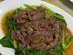 芥兰炒牛肉-车头老二大排档