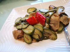 香菌酱脆瓜炒羊肚-新兴家喻酒家·羊城名宴(昌岗店)