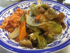 肉段烧茄子-山水草塘老菜馆