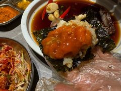 -草家酱蟹炭火烤肉店(珲春南路一店)