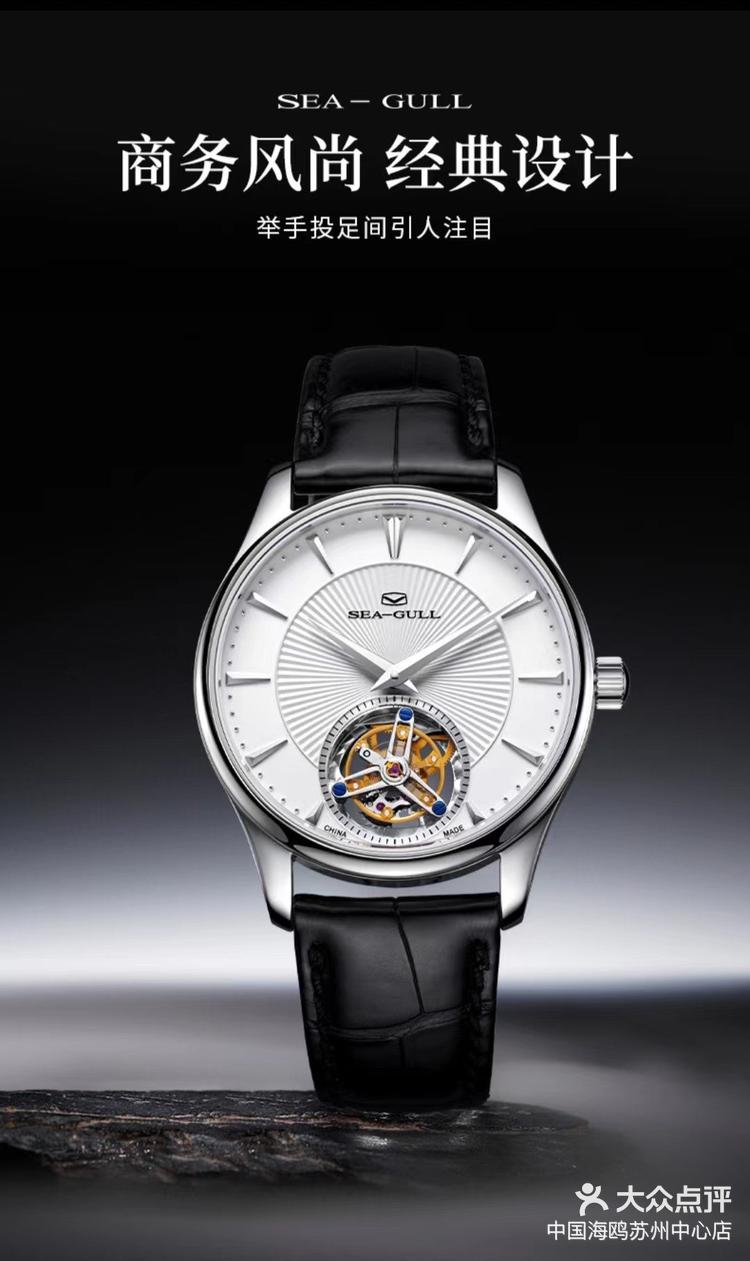 seagull海鸥手表商务经典手动陀飞轮