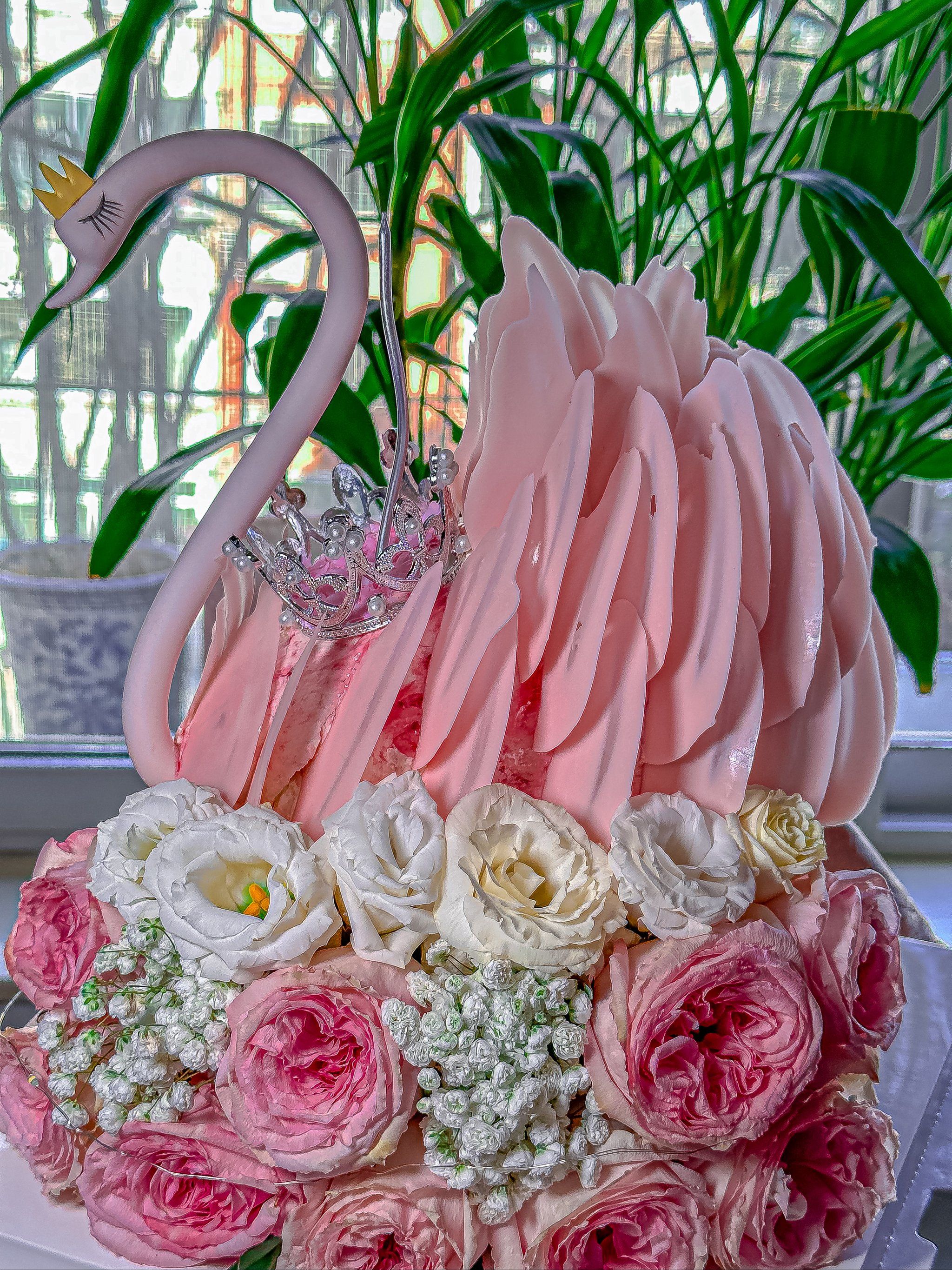 老爸生日🎂,我选了cakeboss的天鹅蛋糕!