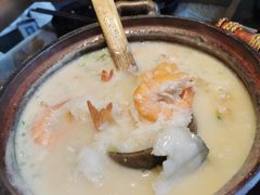 鲜虾干贝粥-潮十三潮汕砂锅粥(高新四路大都荟店)
