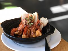 橄榄油煎海虾-普兰达德国餐厅·德式脆皮烤猪肘·自酿啤酒(观唐店)