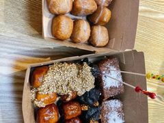 墨斗花枝丸+手工年糕+一口肠-奶奶的美食(通州梨园店)