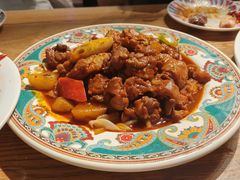新疆大盘鸡（精选鸡腿加皮带面）-清真·古丽花儿·新疆美食(河南路店)