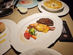 安格斯黑牛雪花拼黑虎虾-波特曼西餐厅(中央大街店)