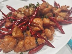 鲜花椒炒鸡-渔码头食府·20年蓬莱老字号(登州路店)