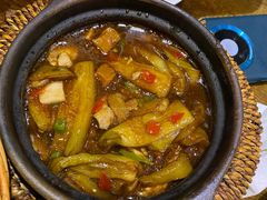 咸鱼鸡粒茄子煲-熠盛粤味(永康路店)