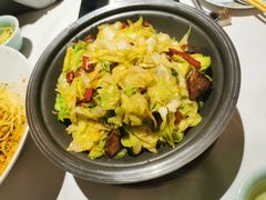 干锅手撕包菜-小河盐帮·私家菜·烤鸭(三元桥·霄云路店)