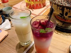 招牌星空可尔必思-烧肉达人•炭火烧肉(新天地店)