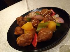 水蜜桃咕咾肉-上海金桥红枫万豪酒店-万豪中餐厅