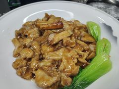 葱烧猴头菇，野山菌焖柴鸡-豫丰汇河南名菜楼(武记餐饮)
