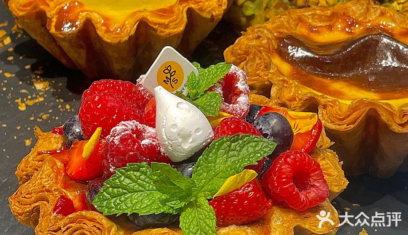 上海🍓超大莓果布丁挞！流心果酱🤤酥皮掉渣