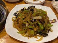 炒杂菜-喇喇排骨火锅·传统韩式脊骨汤(望京西园总店)