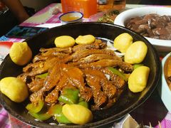 嘎嘣黄鱼贴饼子-粗粮人家·东北菜(洋桥店)