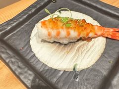 琥珀柚子竹节虾寿司-Tuna maki寿司(苏州万象天地店)