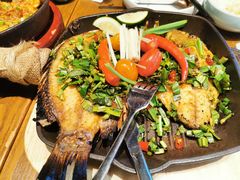 香茅草烤罗非鱼-云海肴·汽锅鸡·云南代表菜(天山百盛优客店)