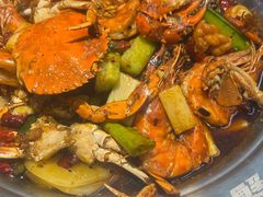 黑椒年糕炒肉蟹-阿义海鲜粥(九眼桥店)
