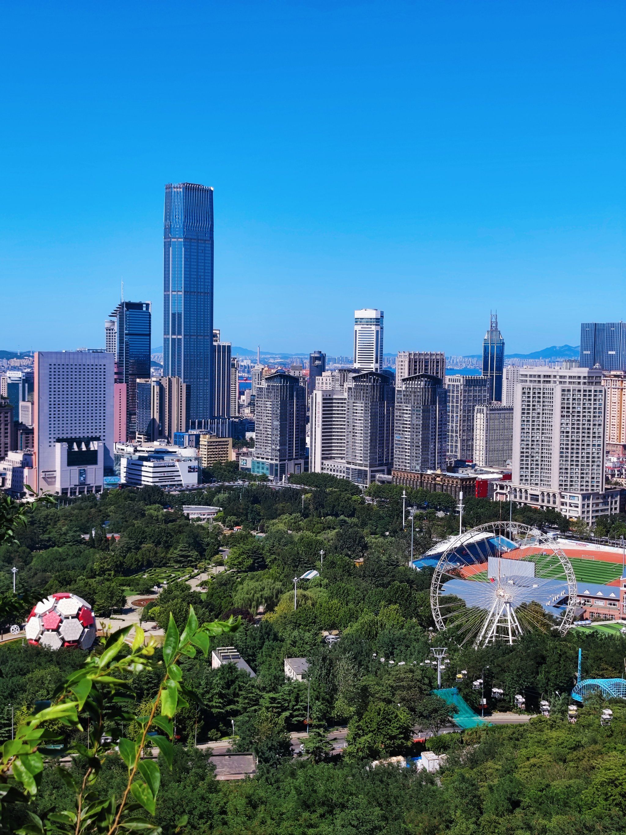 大连拍照打卡91大连地标劳动公园全景