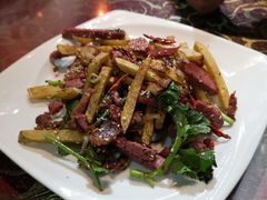 土豆条煸牛肉-德居源