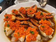 和乐蟹蒸手剁肉饼-广州文华东方酒店·江-由辉师傅主理