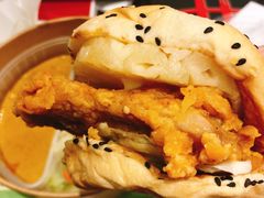 菠萝鸡腿堡餐-德克士(前门店)
