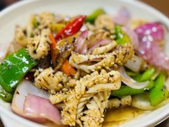 豉椒炒鱿鱼-聂记粤菜馆(鼓西路店)