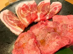 牛舌拼五花肉-焼肉 ウエスト(天神店)