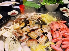 锅盖烤肉-海花锅盖烧烤店(怡馨家园店)