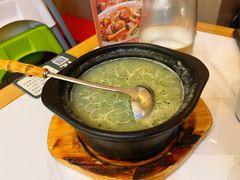 荠菜火腿鸡丝粥-吴家·非遗淮扬小馆(镇江万达广场店)