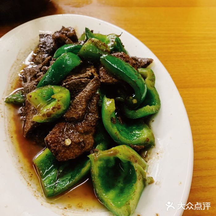 台湾风味小吃(长乐店)青椒炒猪肝图片