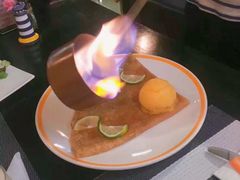 火焰芒果冰淇淋薄饼-La Creperie法餐厅(芮欧百货店)