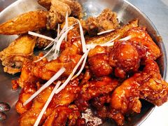 辣子鸡拼酱油鸡-MI WU FACTORY米屋美食工厂餐厅(绿地店)