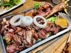 秘制烤羊腿-小河公主秘制烤羊腿(小绿谷店)