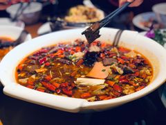 自制血旺肥肠-蜀宴小调·精致家常菜(来福士店)