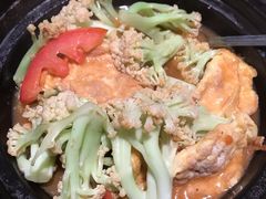 蛋饺花菜煲-珍味汤馆·潮汕家乡菜(保利文化广场店)