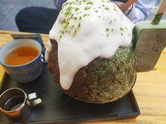 抹茶生乳かき氷-WONDER ICE 萬得冰田(建設路总店)